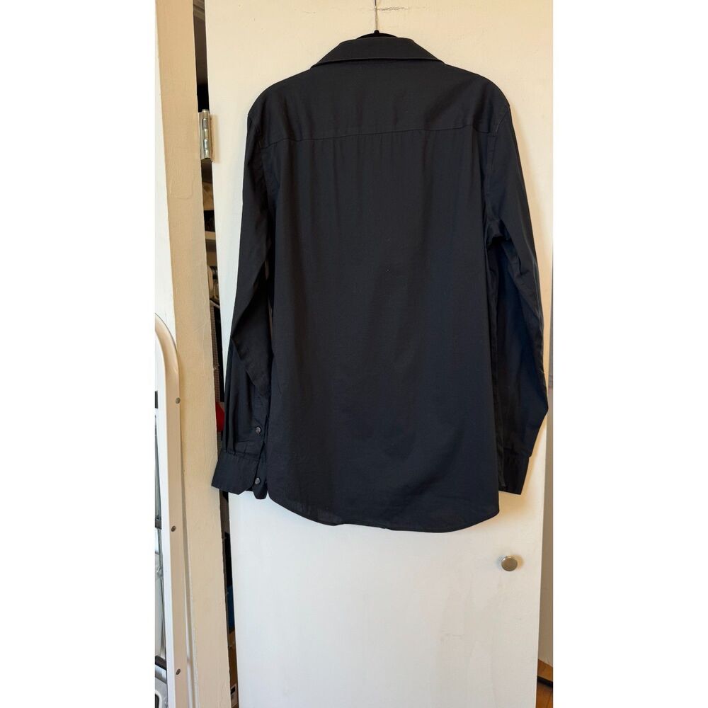 Alfani | Slim Fit Black Stretch Shirt | Medium